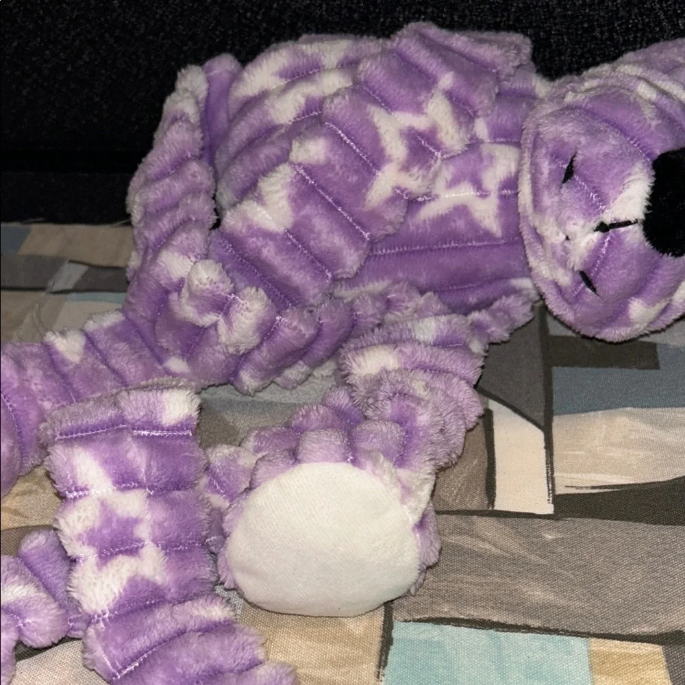 Purple Plush Dog Toy